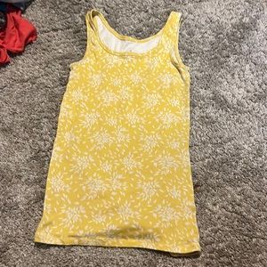 yellow ‘a new day’ tank